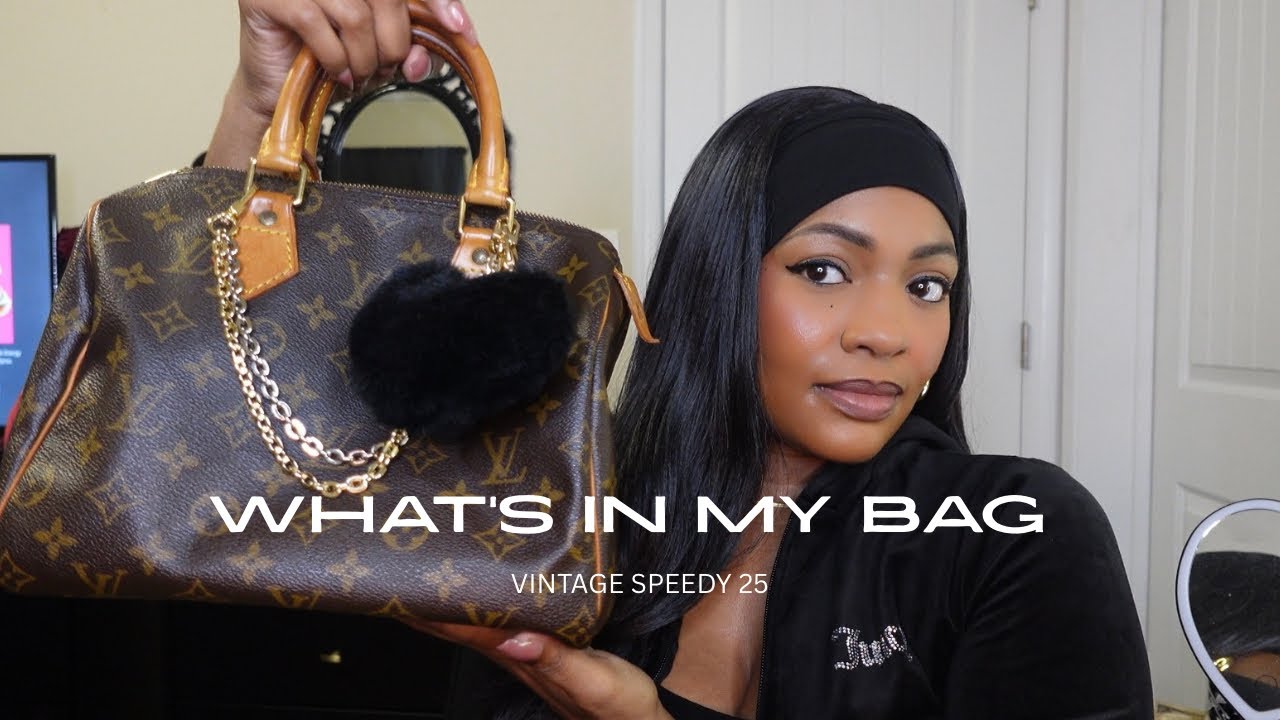 What’s In My Bag 2026 | Louis Vuitton Vintage 1996 Speedy 25