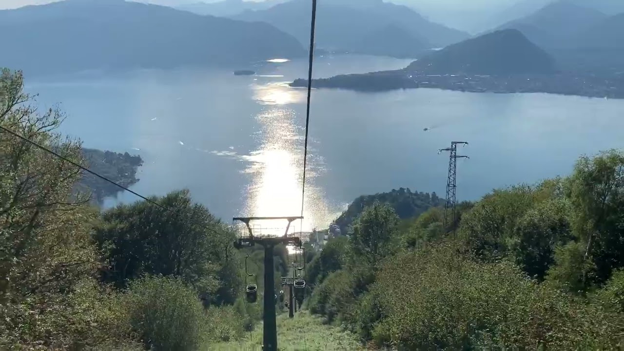 #vaingiro spettacolare! La salita con la bidonvia di Laveno fino al Sasso del Ferro