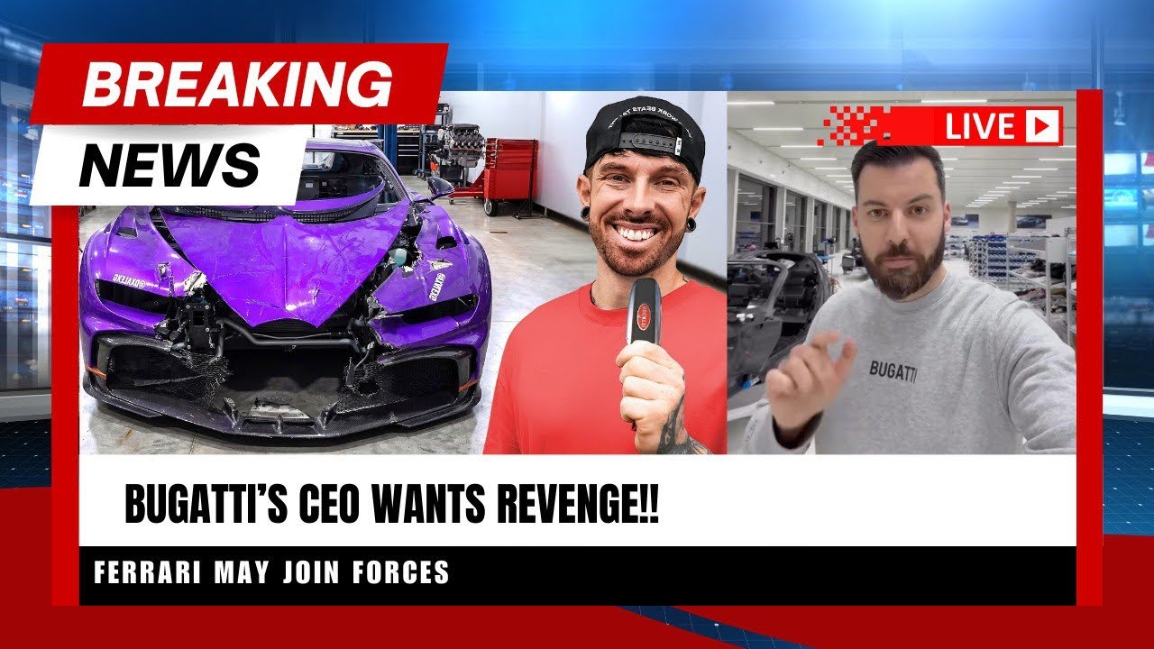 Bugatti BANNED Matt Armstrong From Fixing A Crashed $3M Chiron