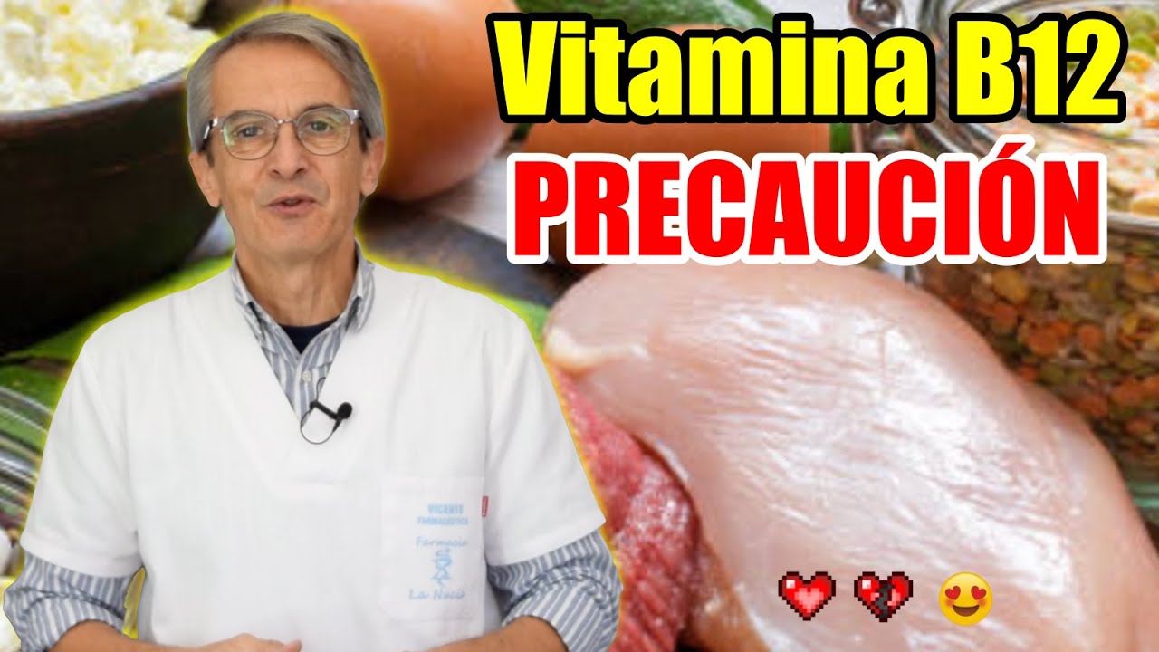 ❤️‍🩹 VITAMINA B12 💔 alimentos suplementos VEGANA 🤔