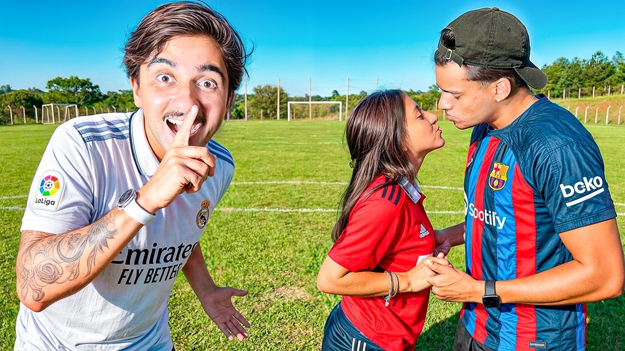 O Vini Beijou A Fefe No Desafio De FIFA!!!