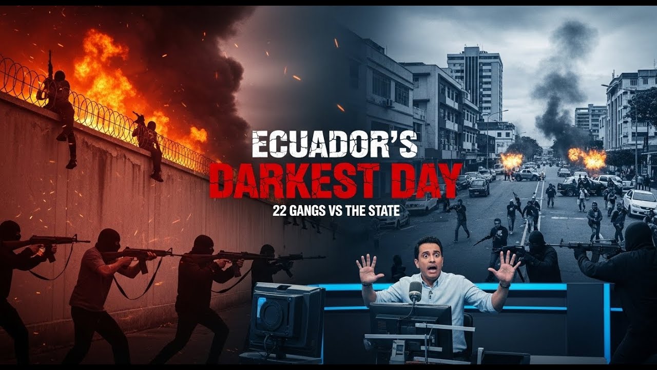 Ecuador&rsquo;s Darkest Day  22 Gangs vs The State   TV Hostages, Prison Riots & Explosions