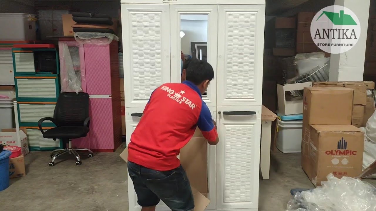 Cara merakit Lemari AKAKO LP3P MODERN