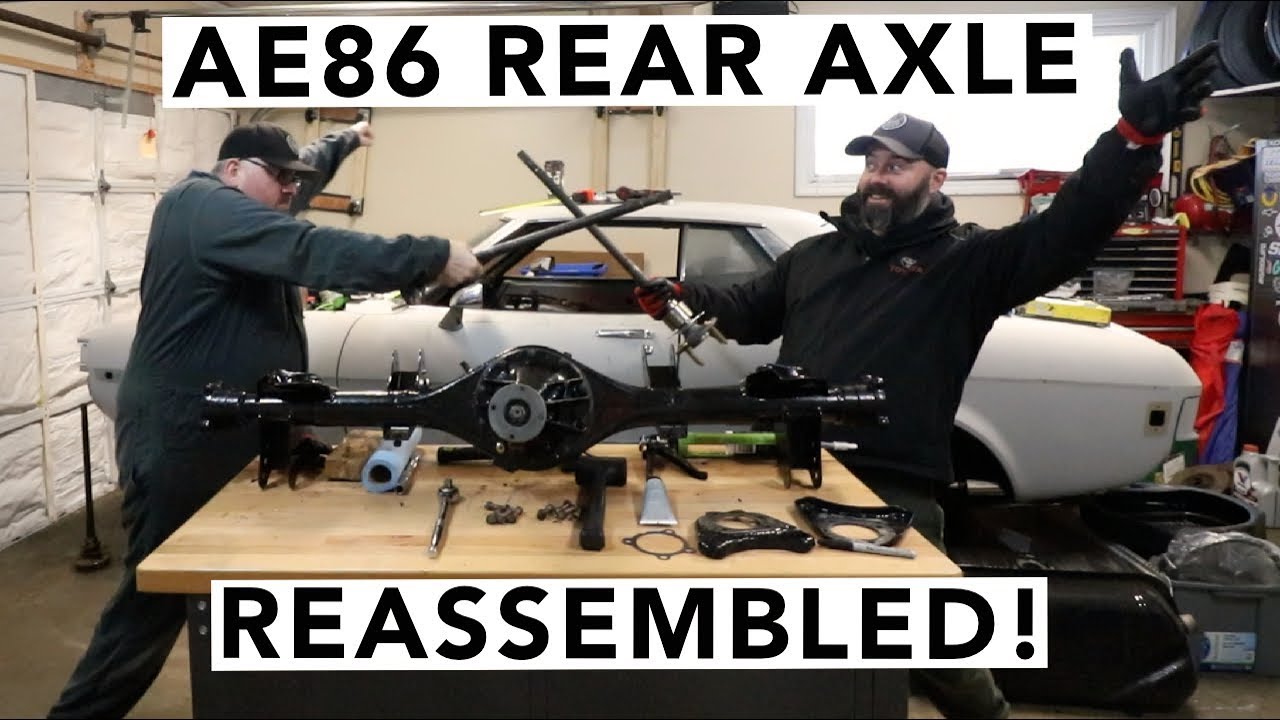 AE86 Rear Axle Rebuilt & Installed! RA24 Toyota Celica Project