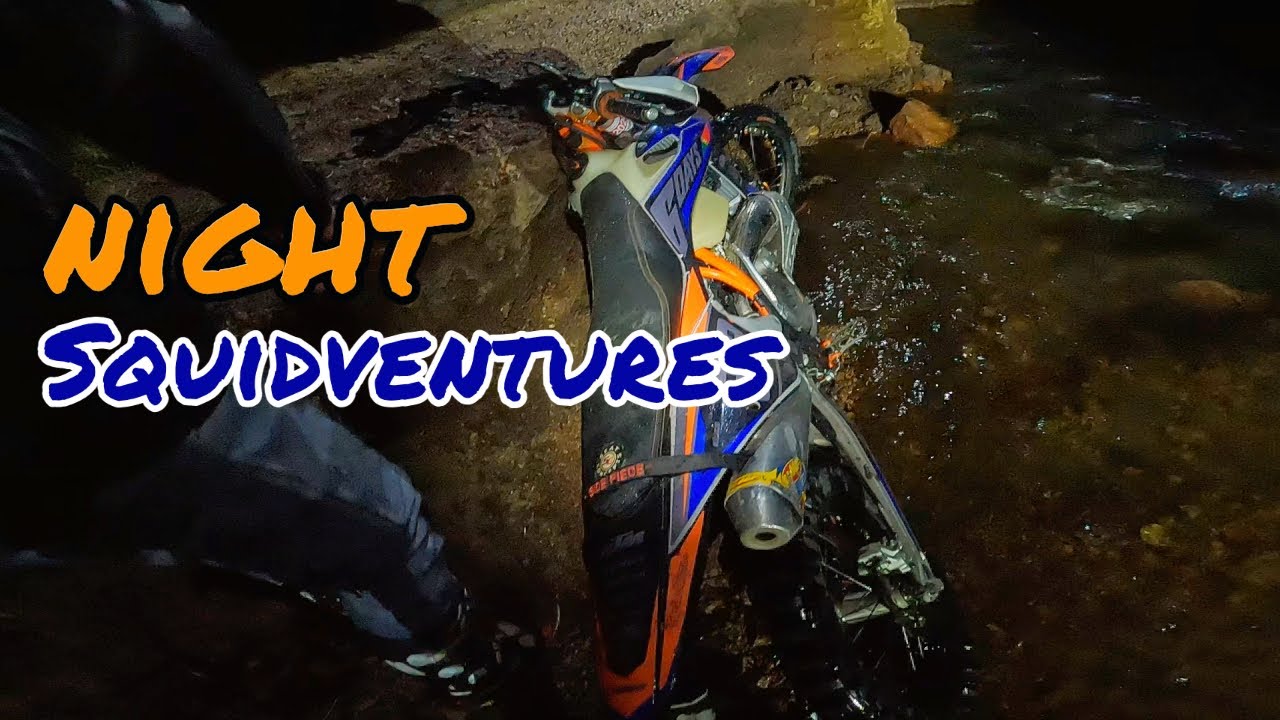 Night Squidventures | Single Track Squids on a single track enduro ride and mystery adventure