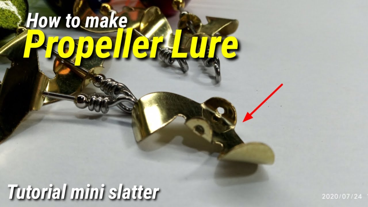 🔴 Tutorial propeller. Trik membuat propeller untuk mini slatter. Sangat mudah