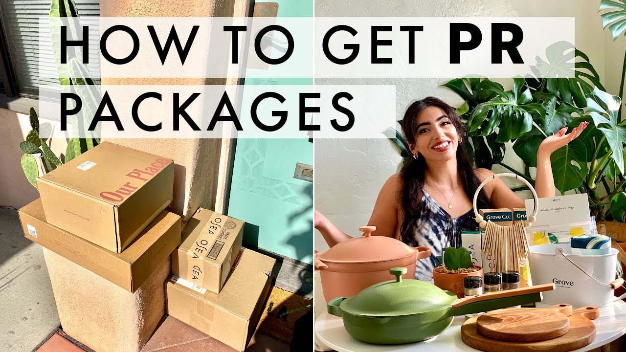 HOW TO GET ON PR LISTS & GET FREE STUFF | How to get PR packages from brands as a small influencer
