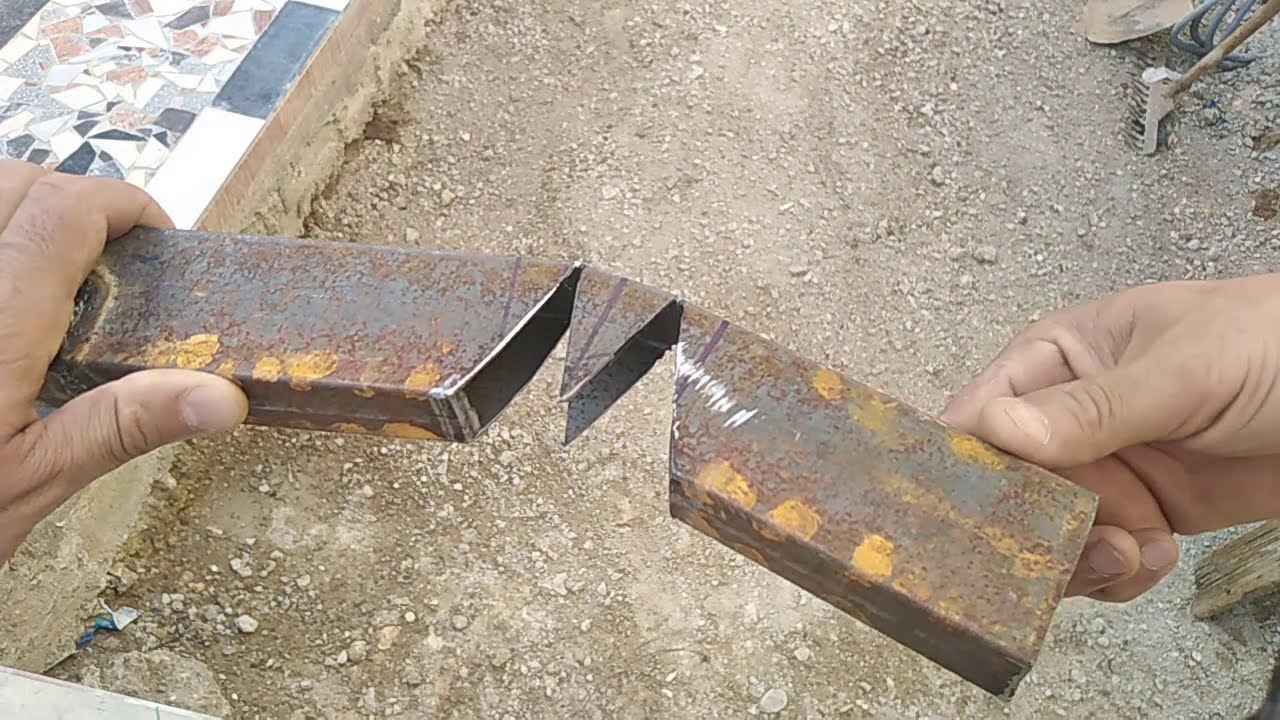 تعلم اسلوبين لثني الانابيب المربعة مقوسة ومائلة Two methods of bending square and rectangular tubes.
