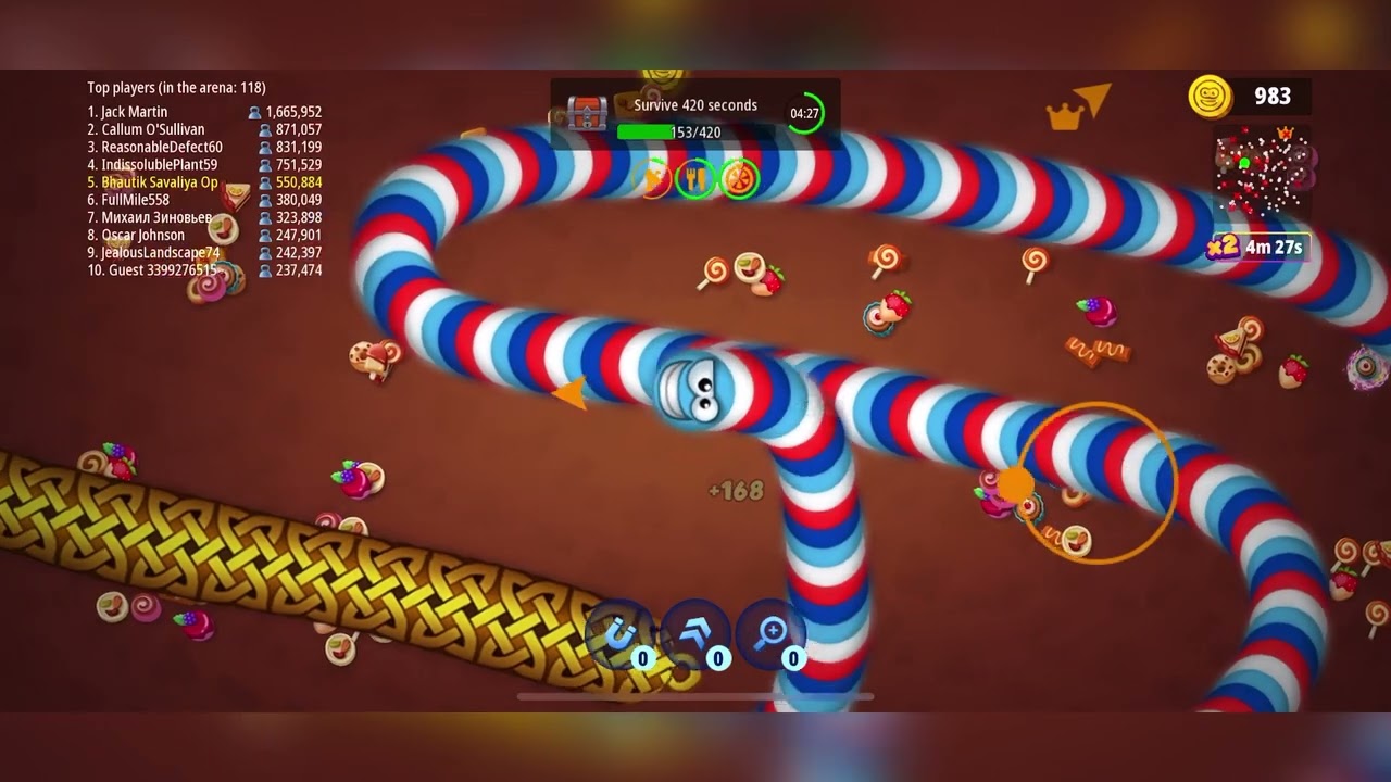 Worm Zone io Update New Year 2024 ||WormsZone.io