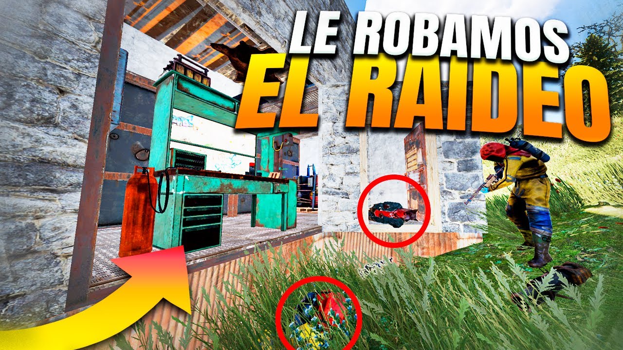 HACEMOS COUNTER RAID a los más TONTOS del SERVER - RUST - Gameplay español