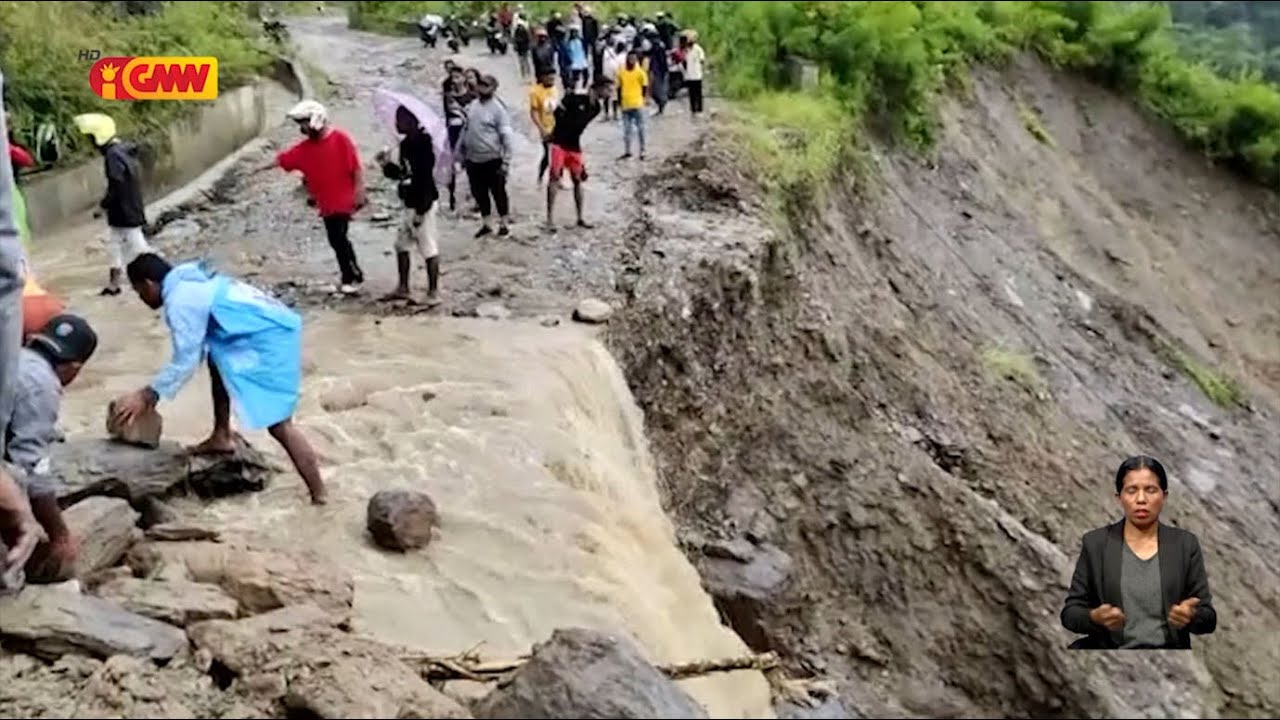 Udan bo’ot provoka mota bo'ot no erozaun iha area air terjun Ermeti