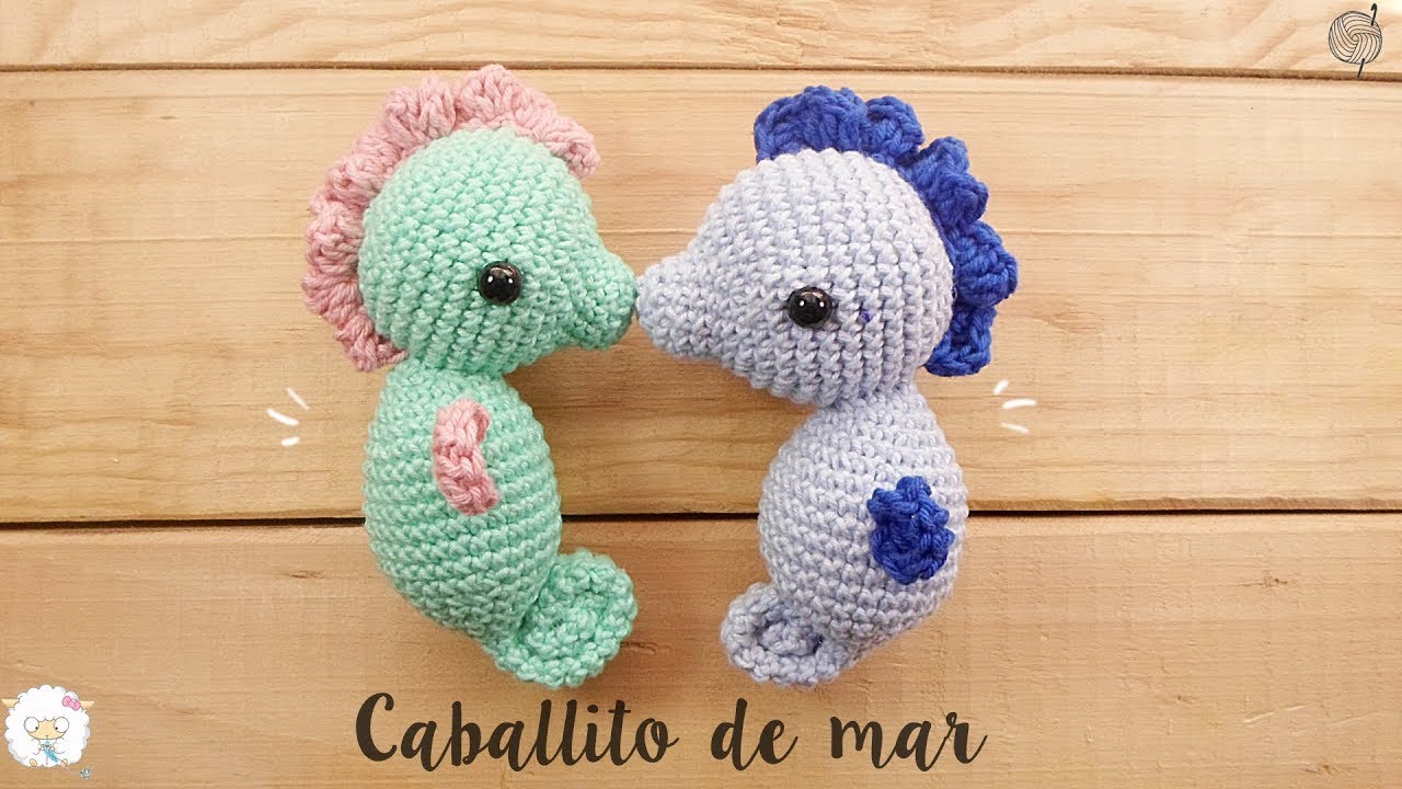 Caballito de mar amigurumi