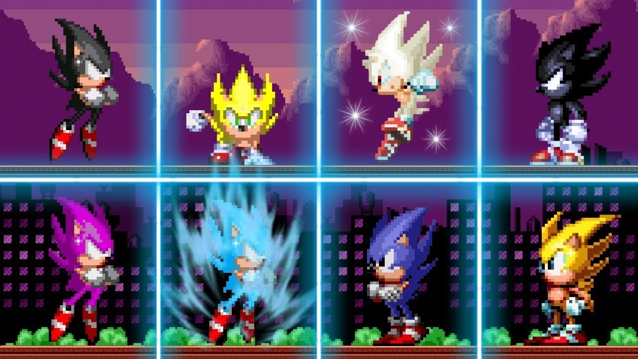 Evolution of Super Sonic Forms - Sonic 1
