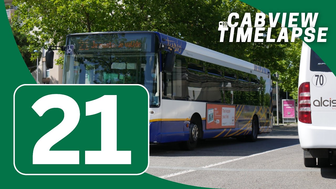 Ligne 21 • Colomiers Airbus/Basso Cambo TIMELAPSE
