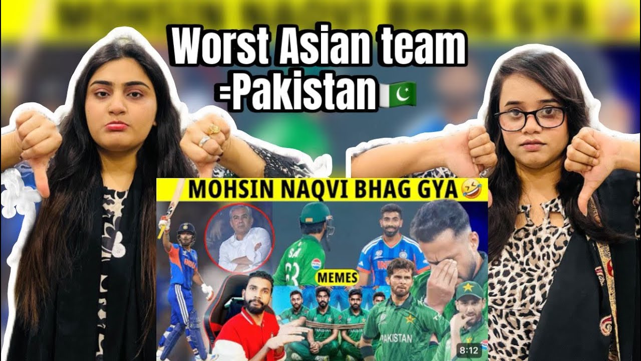 Pak Girls Reacts to WORST ASIAN TEAM🤡| HARDIK AND KULDEEP FIGHT😱| IND VS PAK| 