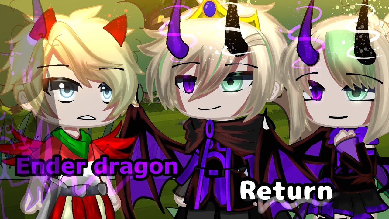 Ender dragon return||part 2||DSMP/Mcyt||Ender au||gacha club