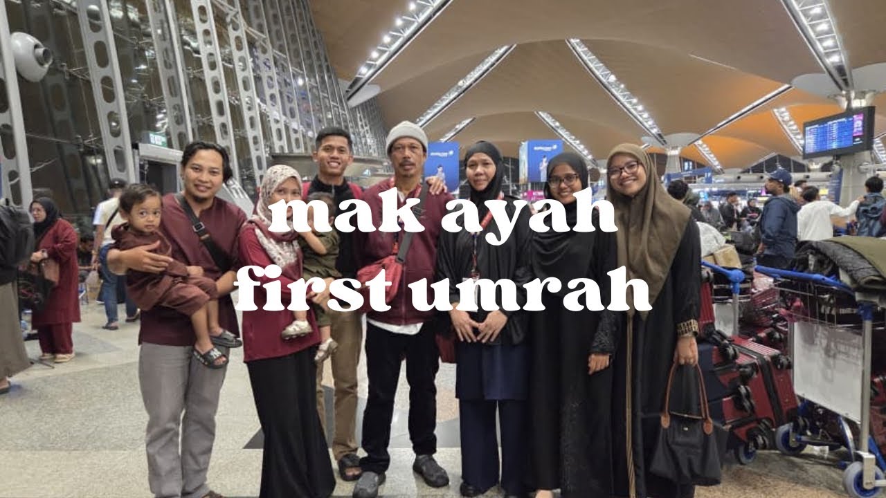 a peaceful morning: sending mak ayah for Umrah 🕋
