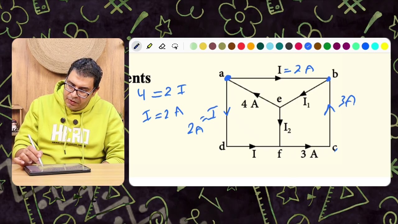 Solution of El Tafouk chapter 1 lesson 4 Kirchhoff's law part 1 2026 #physics#education