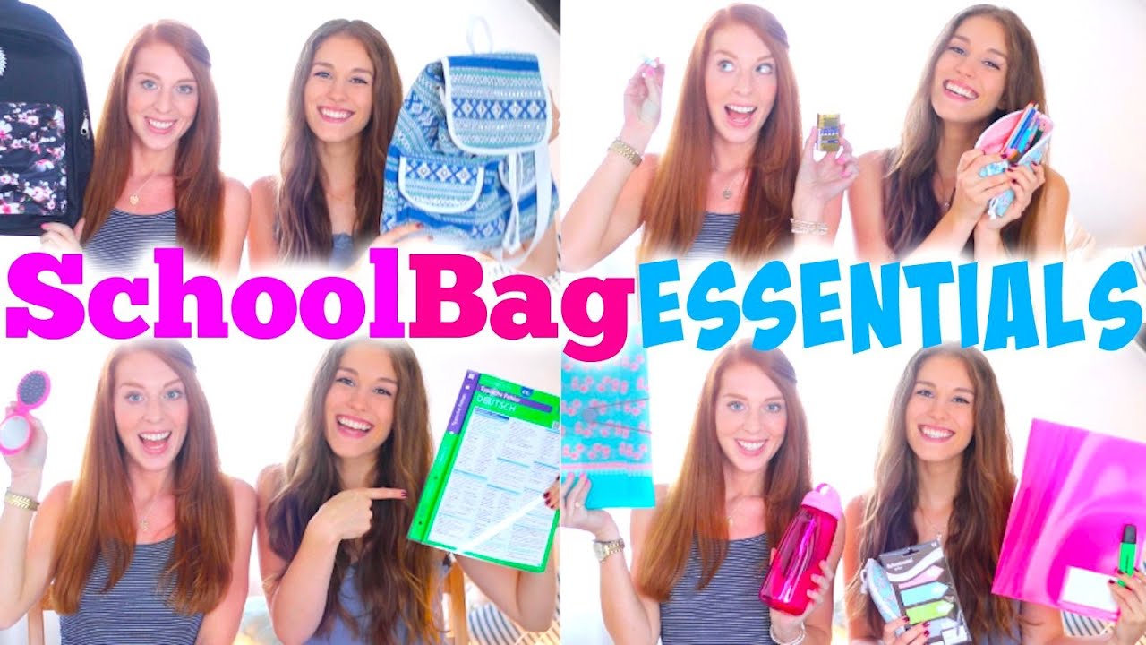 20 SCHOOL/UNI BAG ESSENTIALS! mit LaurenCocoXo ♡ BarbieLovesLipsticks