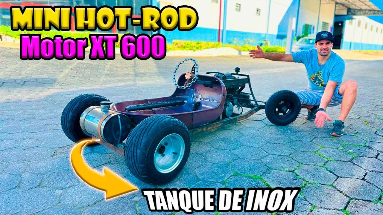 Instalamos o TANQUE no Mini HOT-ROD com Motor de XT 600 🔥