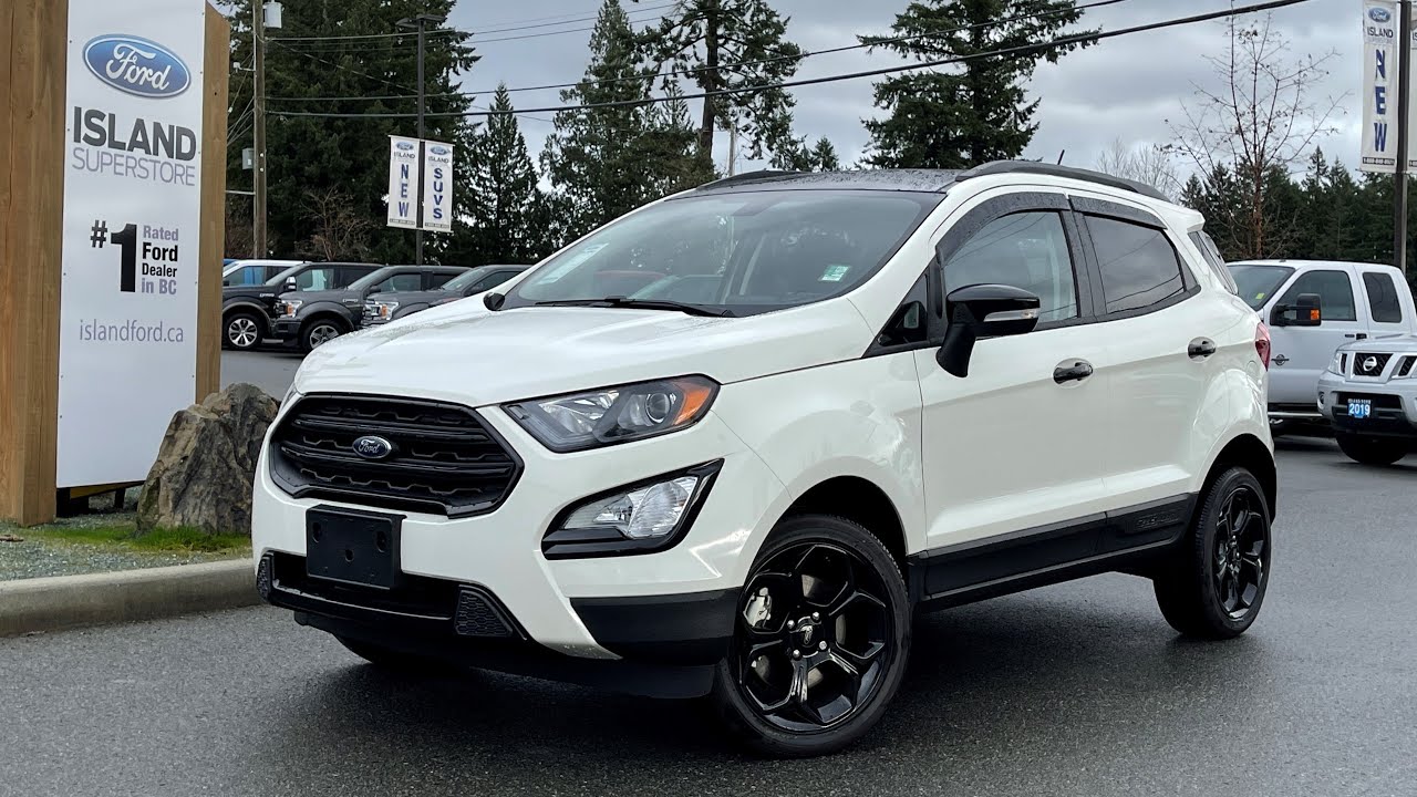 2021 Ford EcoSport SES + Moonroof, Heated Seats, AWD Review | Island Ford