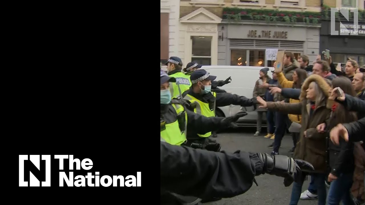 Coronavirus: Anti-lockdown, anti-vaccine protest in London