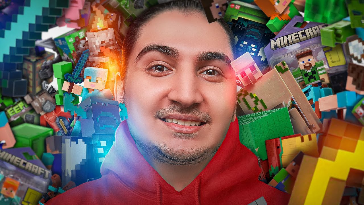 آنباکس 10 پک شانسی ماینکرفتی (اکشن فیگور رندوم) 🔥