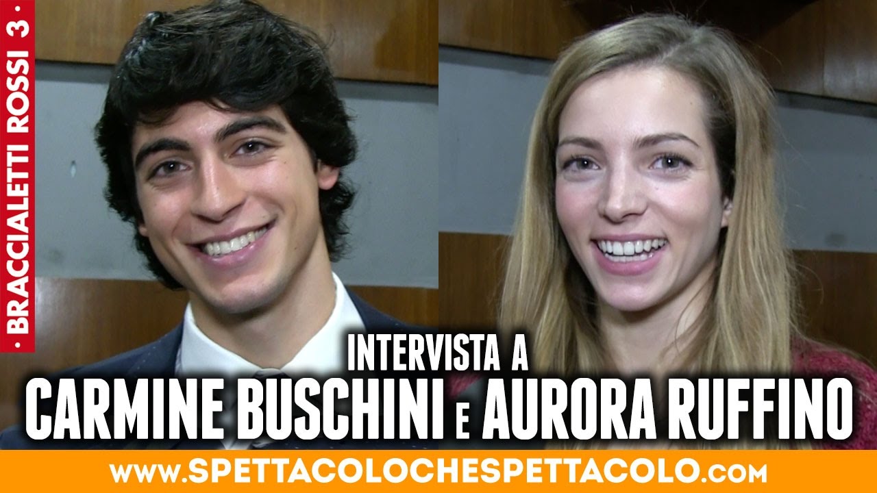 BRACCIALETTI ROSSI 3 | Carmine Buschini e Aurora Ruffino intervistati
