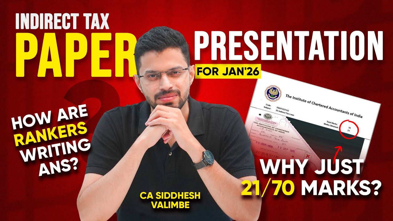 ✍️ Present IDT Paper like THIS - Give ICAI what it WANTS | Psychology of Examiners| Siddhesh Valimbe