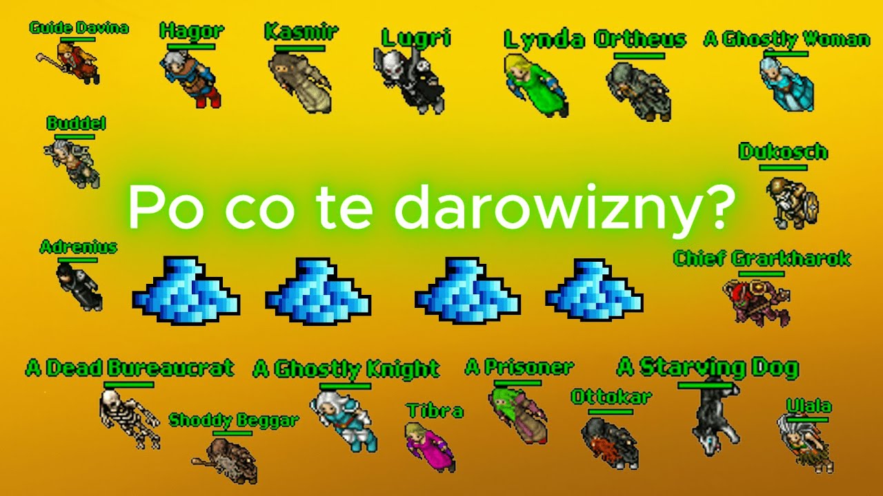Tibia | Ukryty Quest ? Po co są te darowizny?