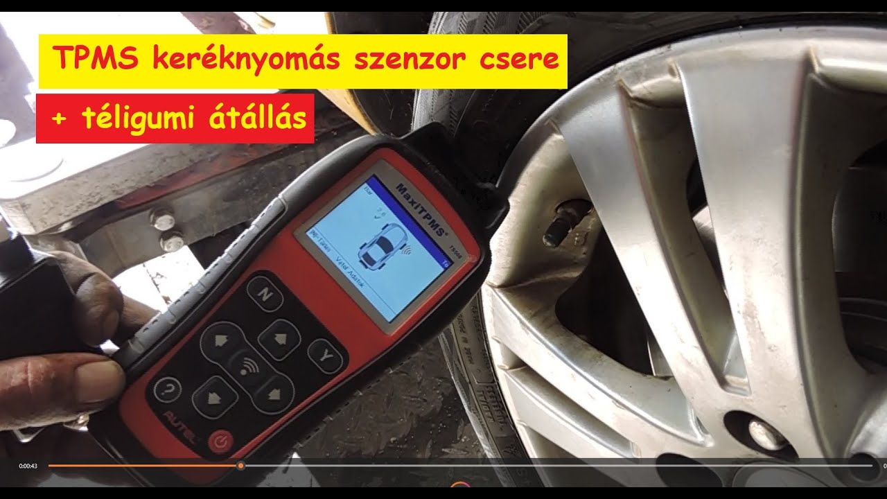 TPMS keréknyomás szenzor csere 🤪 és itt az idő, téligumi ❄ átállásra.