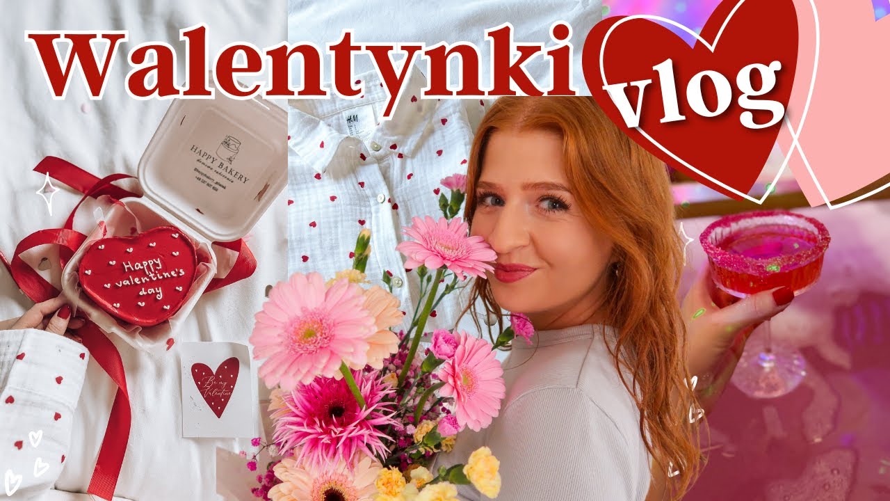 WALENTYNKOWY DZIEŃ ZE MNĄ💖🧸💌 | zakupy 🌸 wieczór self-care 🎀 pielęgnacja 🧖🏻‍♀️ film 🎬