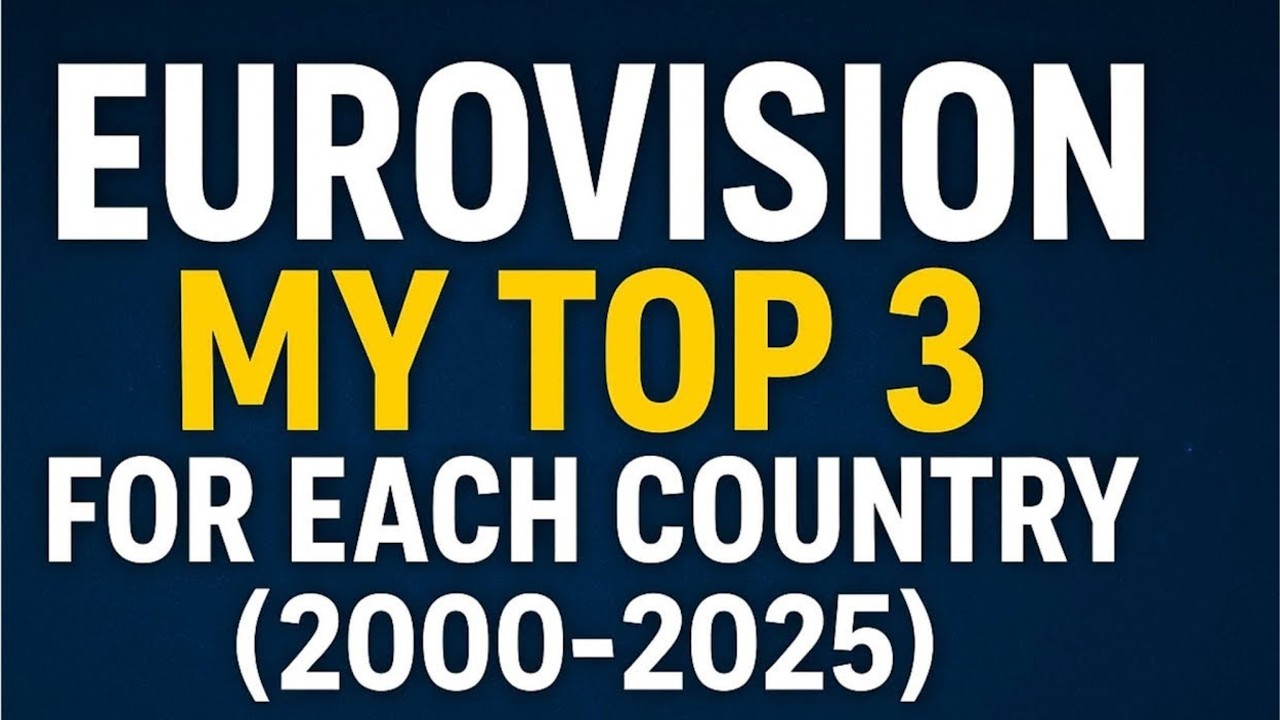 My top 3 for each Country in Eurovision