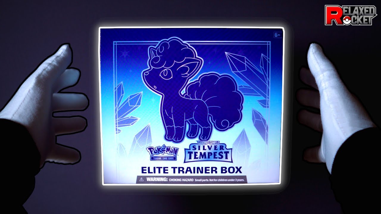 Silver Tempest ETB Opening [No Talking] Pokemon Cards ASMR