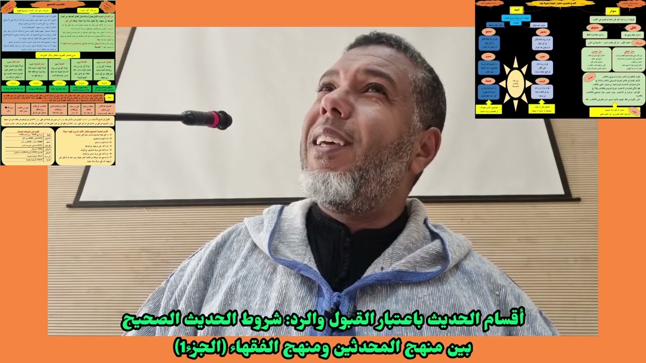 ✍️المحاضرة السادسة🌴 شروط الحديث الصحيح بين منهج المحدثين ومنهج الفقهاء (الجزء1)