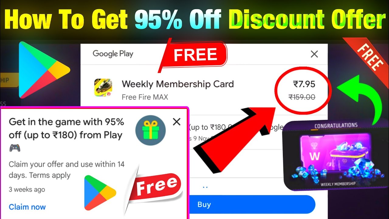 95% Off Offer On Play Store 😱💯🔥| How To Get 95% Off In Play Store | PlayStore 95% Off Discount Offer