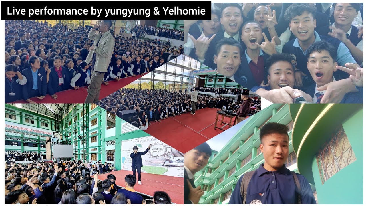 Yungyung & Yelhomie live performance at Don Bosco college (Autonomous)Maram.