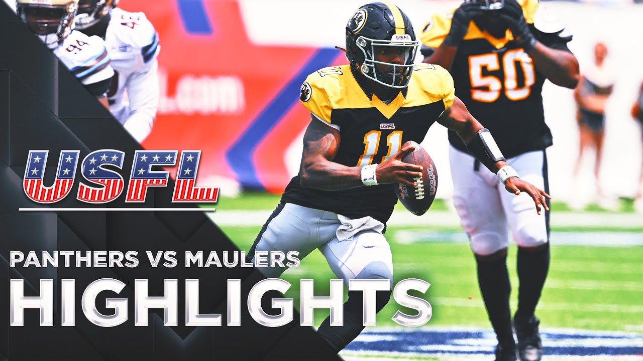 Michigan Panthers vs. Pittsburgh Maulers Highlights | USFL