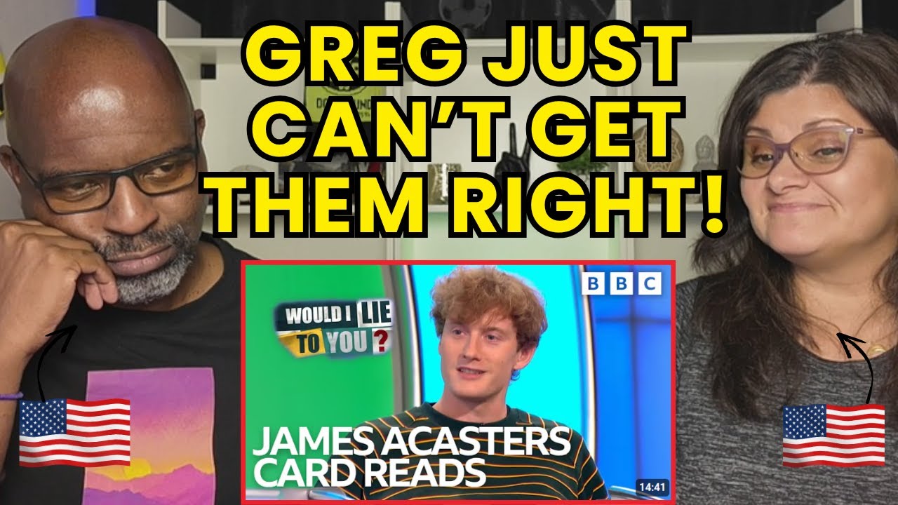 Americans React to the HILARIOUS James Acasters Card Reads! | Would I Lie To You?