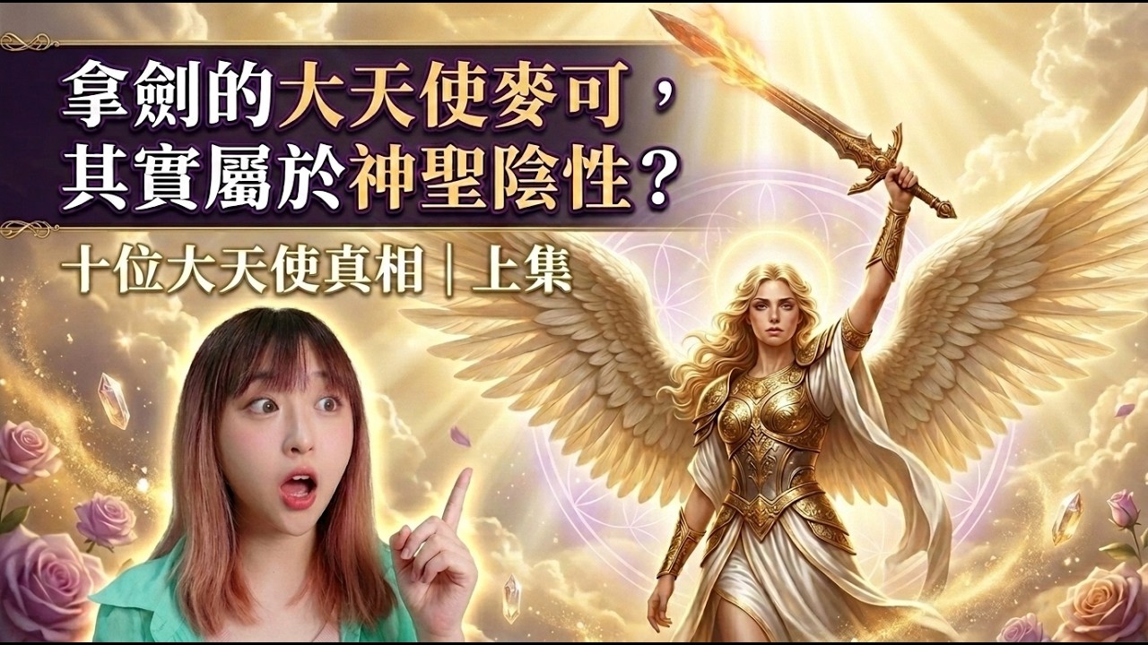 拿劍的大天使麥可，其實屬於神聖陰性？十位大天使真相｜上集