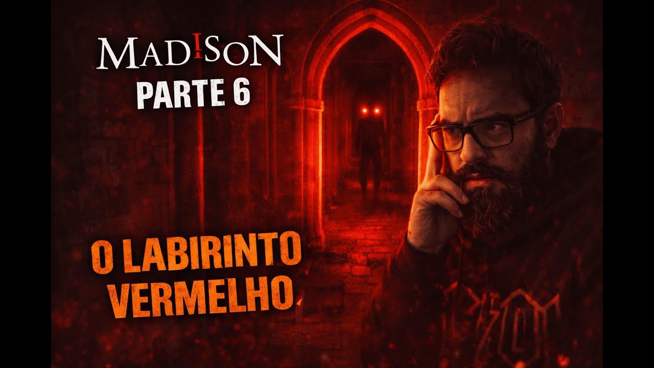 MADiSON | PARTE 6 – O LABIRINTO VERMELHO E A PERSEGUIÇÃO 😱🩸 (Terror Psicológico)