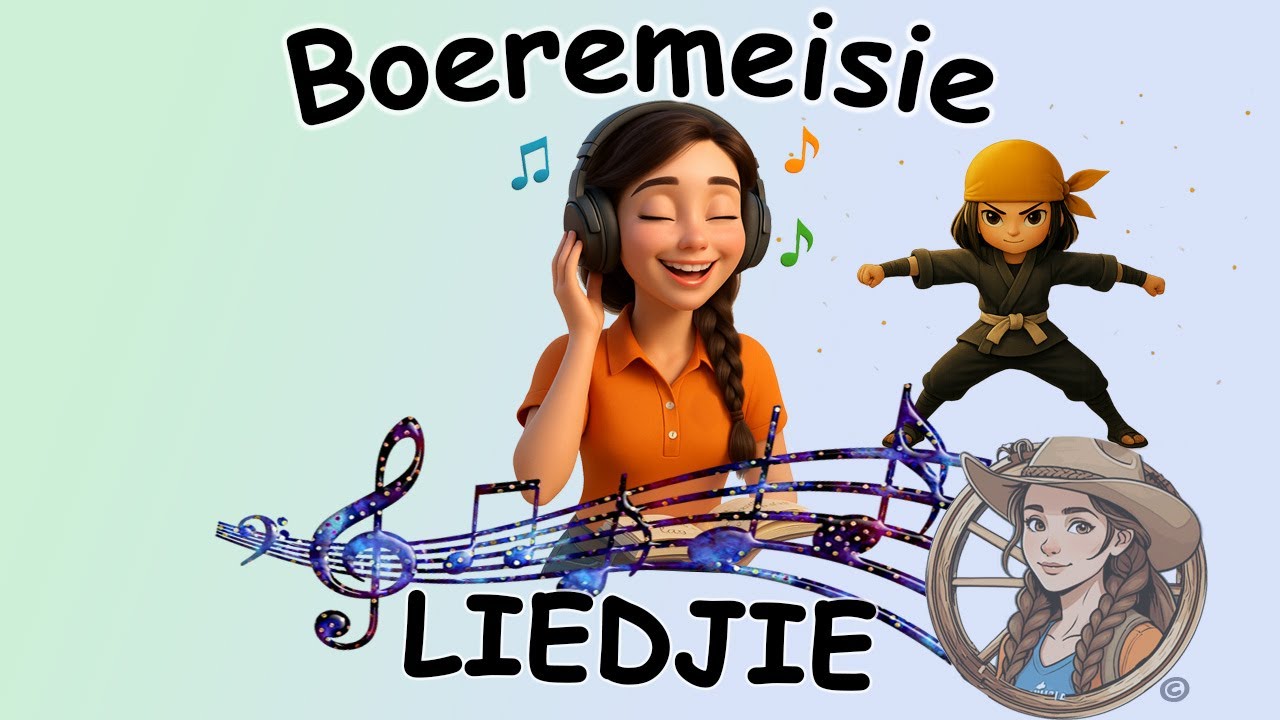 Boeremeisie | Afrikaanse Liedjie | Sora die Ninja