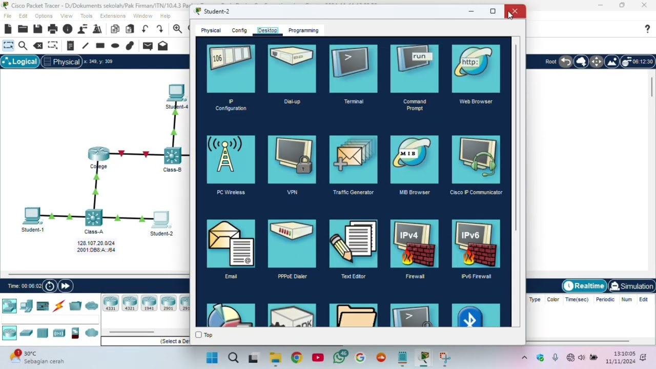10.4.3 Packet Tracer - Basic Device Configuration