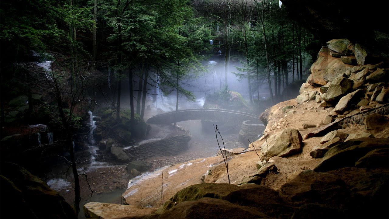 The Phantom Baying Hound of Old Man's Cave at Hocking Hills State Park