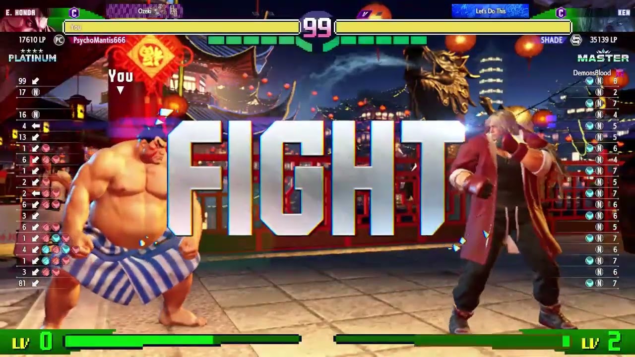E Honda Vs Ken