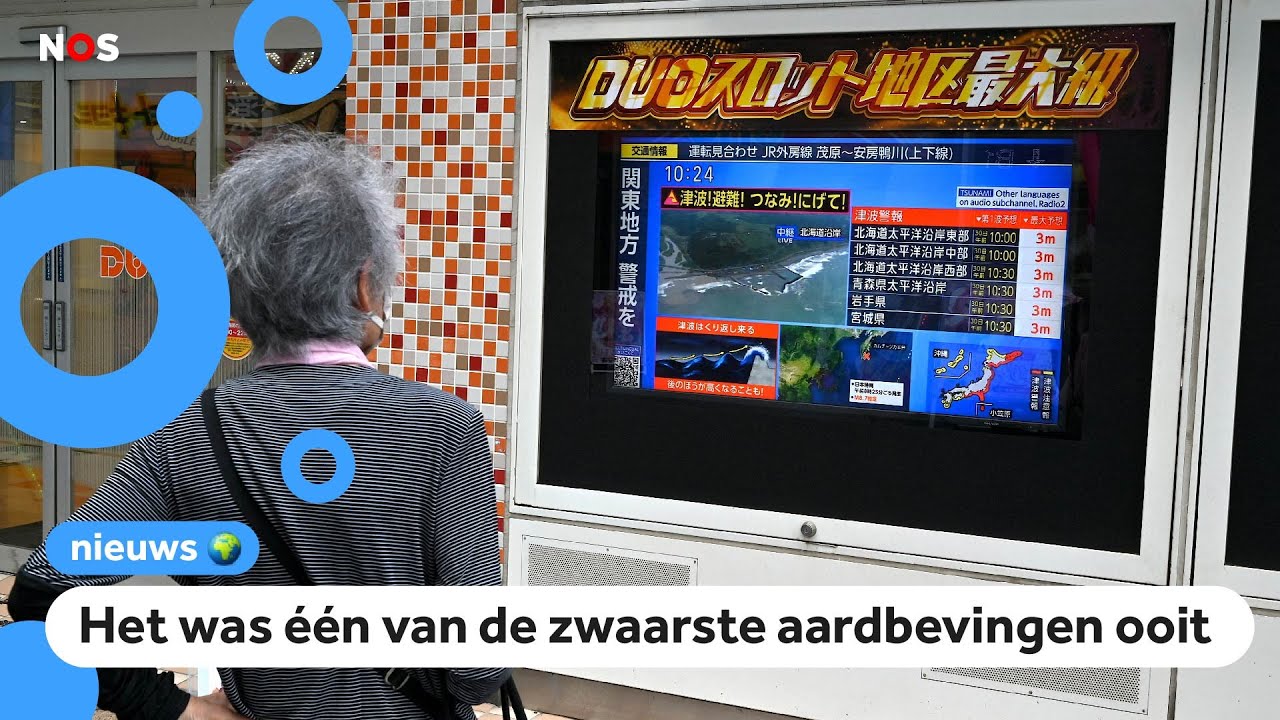 Waarschuwingen voor tsunami na zware aardbeving
