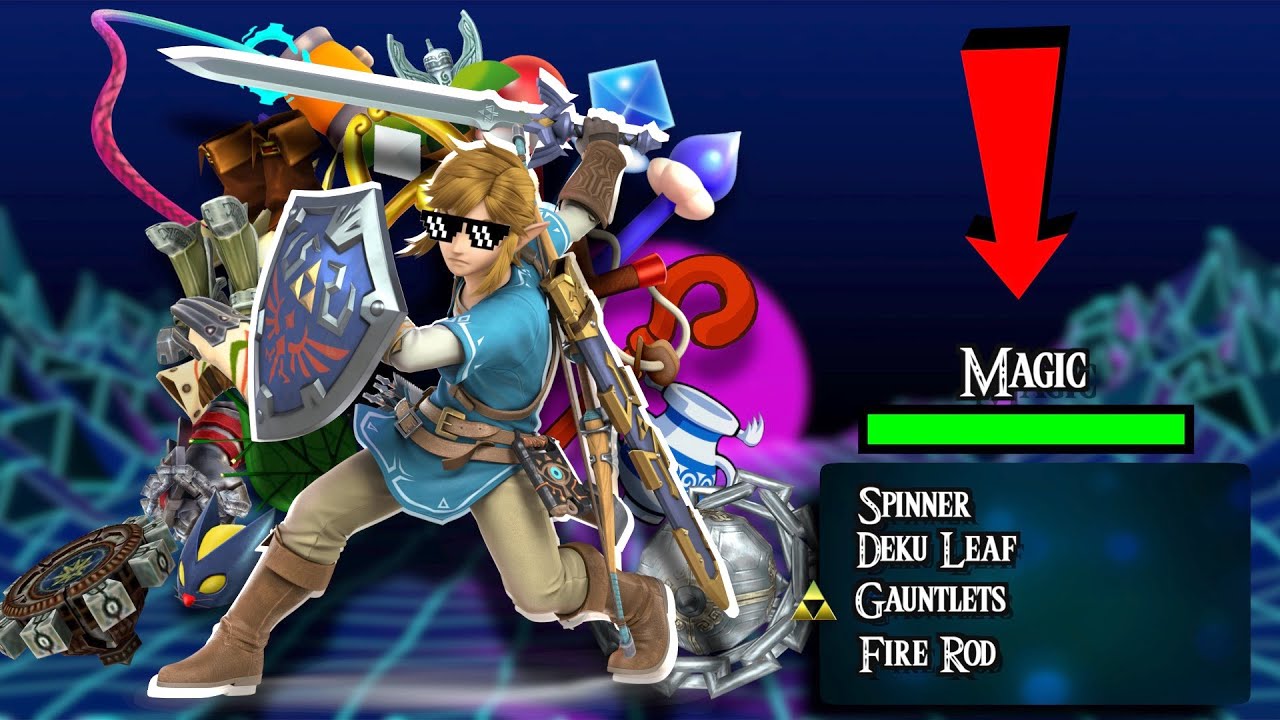 What if Link Had ALL of His Items in Smash Bros Ultimate?!