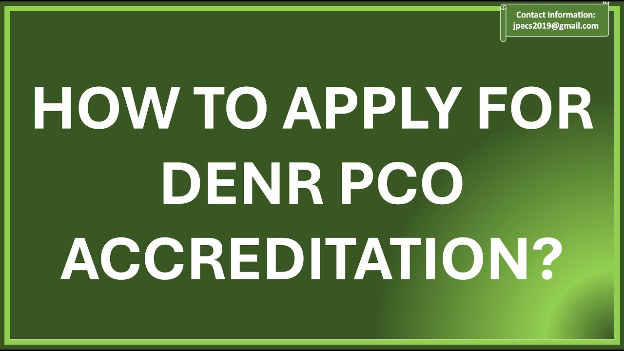 How to apply for PCO Accreditation via PCO Online Application System?