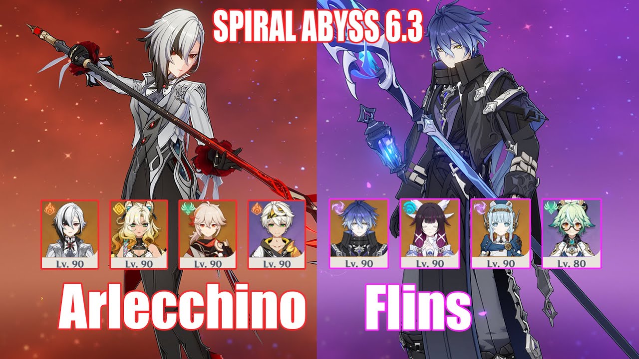 C0 Arlecchino & C0 Flins | Spiral Abyss 6.3 | Genshin Impact