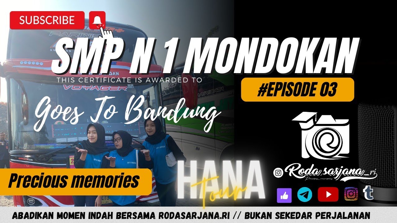 SMP N 1 MONDOKAN GO BANDUNG - HANA TOUR 03 10 ‘23
